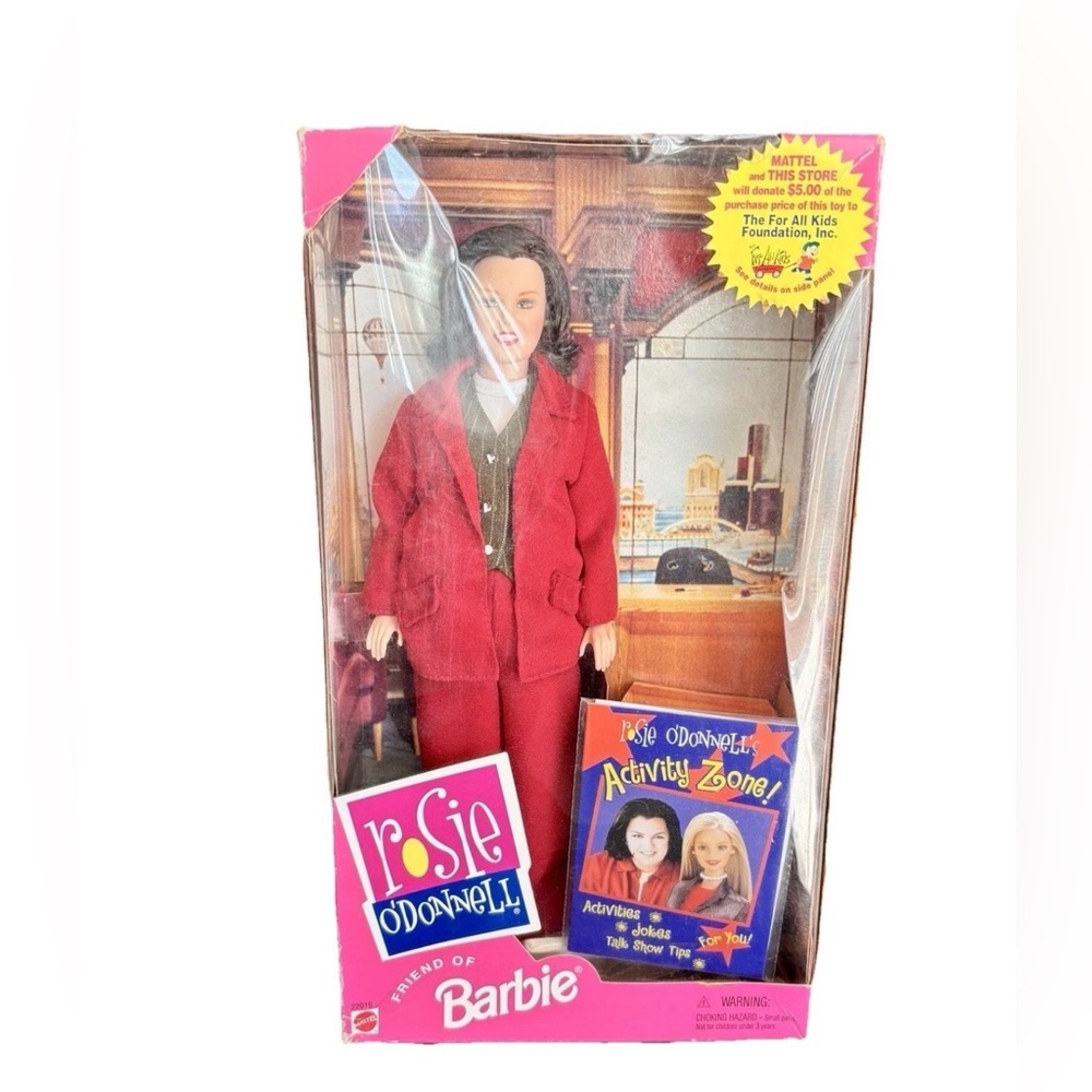 Rosie O Donnell Doll 1999 Friend of Barbie Mattel Talk Show NIB Vintage Nos New